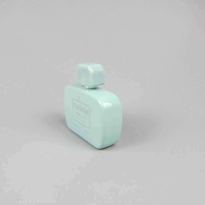 Wholesale 100ml Empty Flint Glass Flat Refillable Perfume Bottles