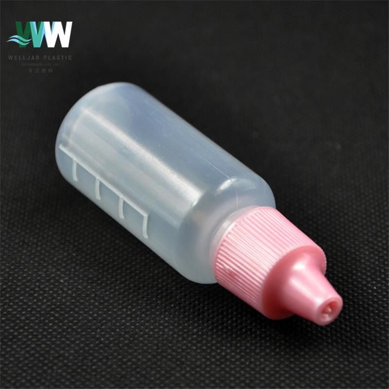 25ml Plastic LDPE Material Bottle for Eye Drop with Scale