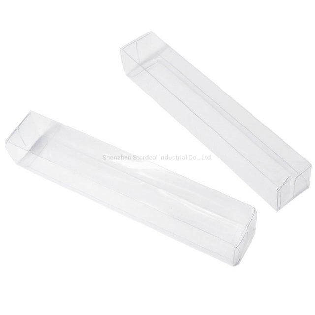 Customized PVC Plastic Transparent Folding Packaging Gift Box