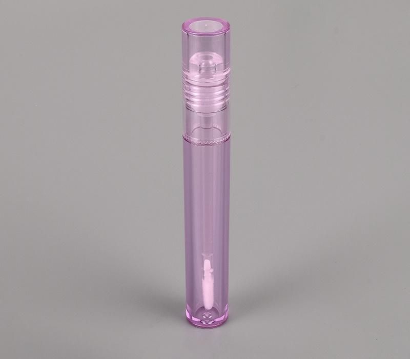 Factory Direct Sale 2.5ml Purple Transparent Empty Lip Gross Tube Lip Gloss Packaging Cute