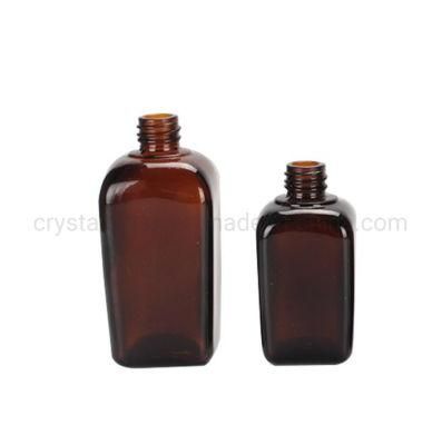 20ml 30ml 50ml Amber Glass Square Essential Oil Dropper Bottle