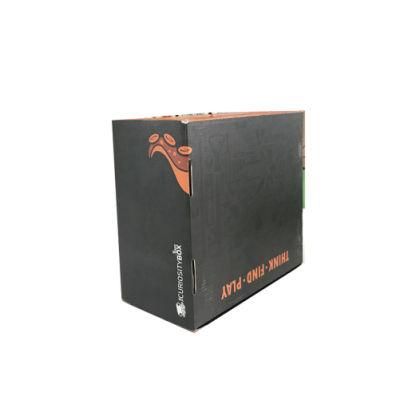 Wholesale Matte Lamination Finished Cardboard Carrying Box with Handle