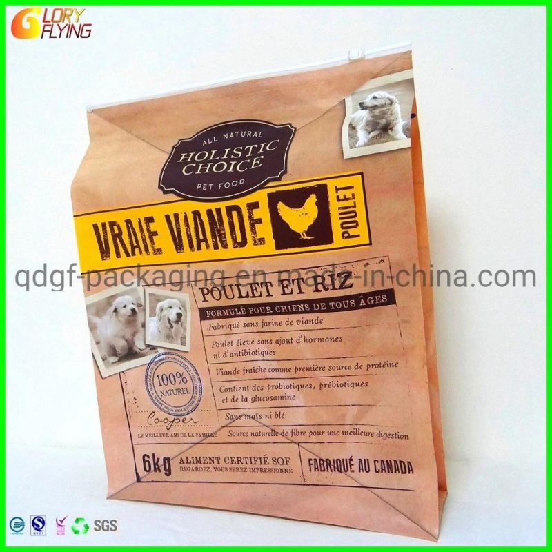 Stand up Food Bag for Dog/Plastic Packaging Zip Lock Bags