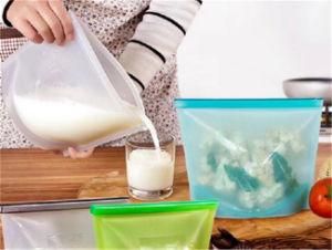 Eco-Friendly Recyclable Silicone Food Soup Storage Bag