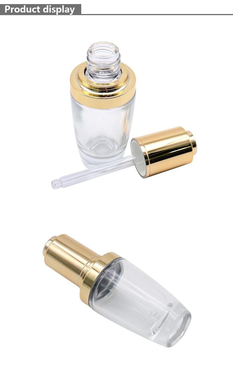 Best-Selling 30ml 60ml Transparent Oil Glass Dropper Bottle