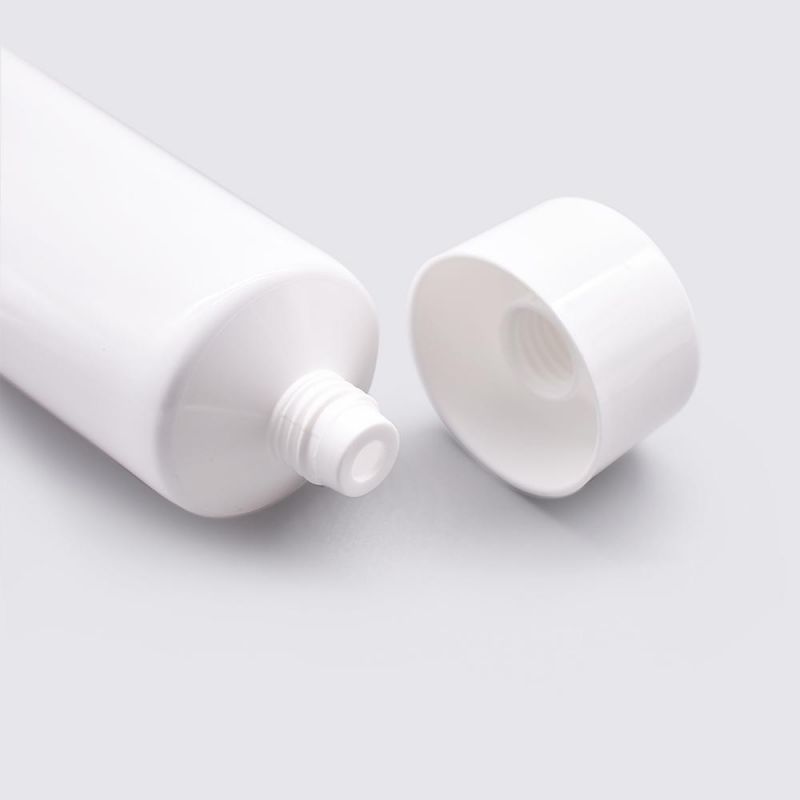 OEM Empty White PE Plastic Tube Container for Hand Cream Cosmetic