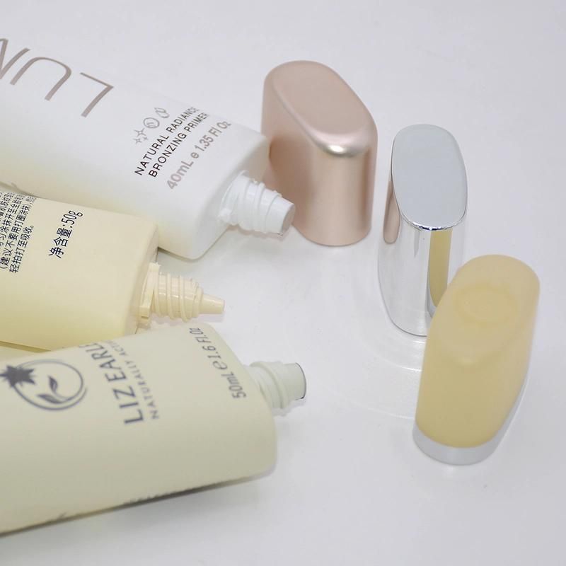 Plastic Soft Super Oval Tube Packaging Empty Cosmetic Tube