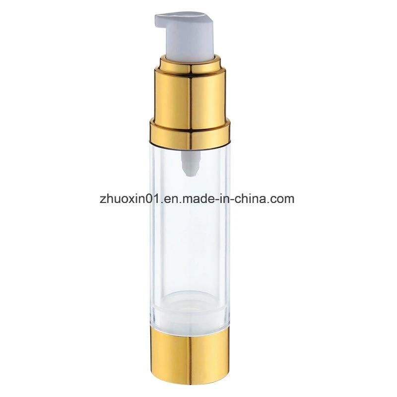 Aluminium UV Coating Airless Acrylic Bottle Cosmetic Packaging