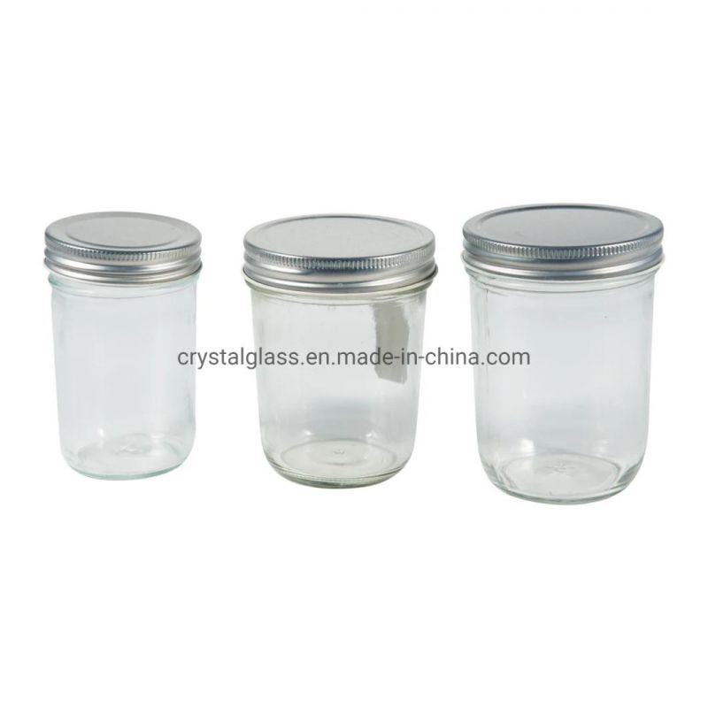 Round 125ml Glass Mason Jar Food Storage Jar