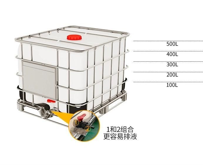 500L IBC Tank Water Container with Steel Frame for Forklift