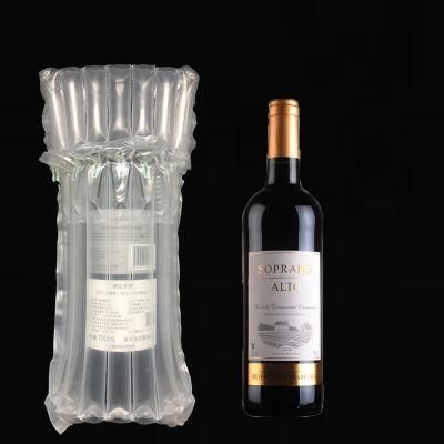 Inflatable Air Cushion Column Wine Bottle Wrap PE Bag Air Filled Protective Dunnage Bag 32*8cm Wholesale