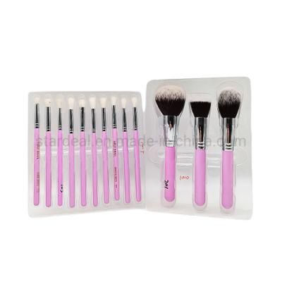 OEM Disposable Clear Cosmetic Brushes Blister Tray Inerts