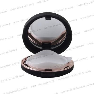 Empty Round Powder Compact Mirror Pocket for Cosmetic