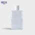 Best Sell China Factory Transparent 220ml Square Shampoo Matt Frosted Bottle with Disc Cover