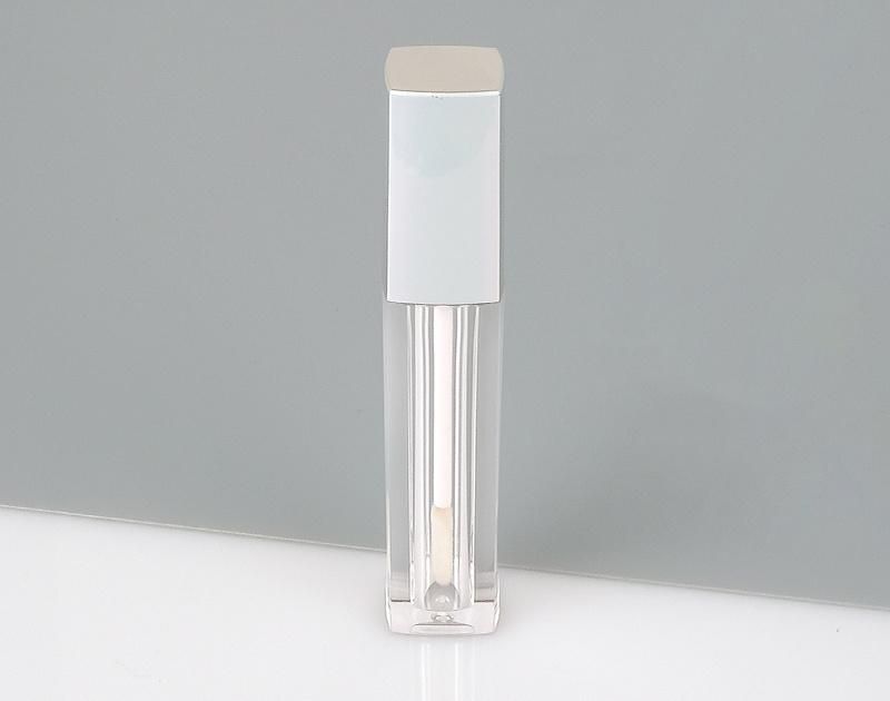 Hot Sale Bulk Price 2.8ml Empty Custom Empty Lip Gloss Tubes Clear Plastic Lip Gloss Packaging Custom Top Lip Gloss Tubes with Silver Wands