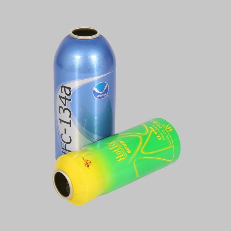 up to 9 Colors Aluminum OEM Bottle Empty Aerosol Can