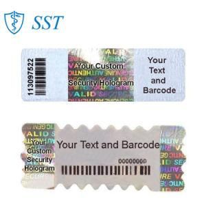 3D Hangs Warranty Void Qr Code Strip Useful Adhesive Hologram Sticker Label