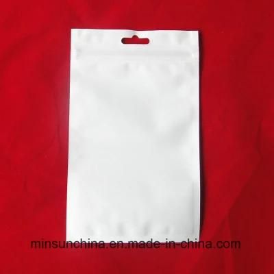 Customized 3-Sides Sealed Aluminum Foil Packing Bag with Zipper