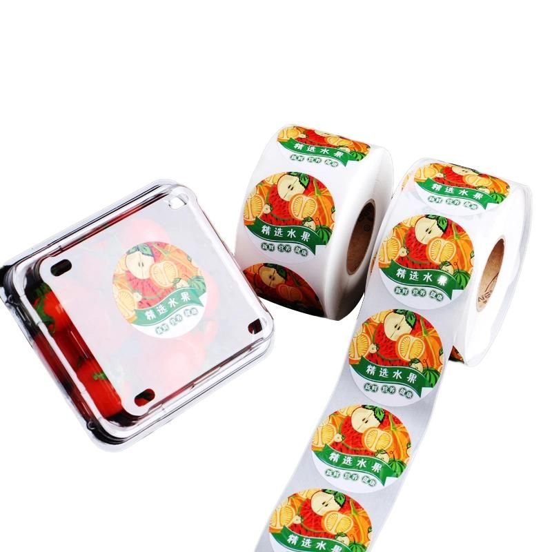 Cheap Price Fruit Vegetables Juice Label Waterproof Durable Adhesive Label Stickers