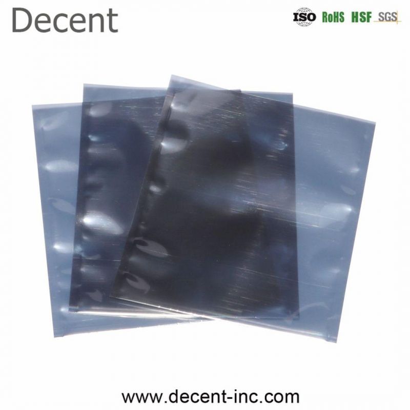 Custom Open Top Cleanroom Foil Aluminium Antistatic Ziplock Moisture Anti Static Static Safe Barrier Packing Shielding ESD Bag