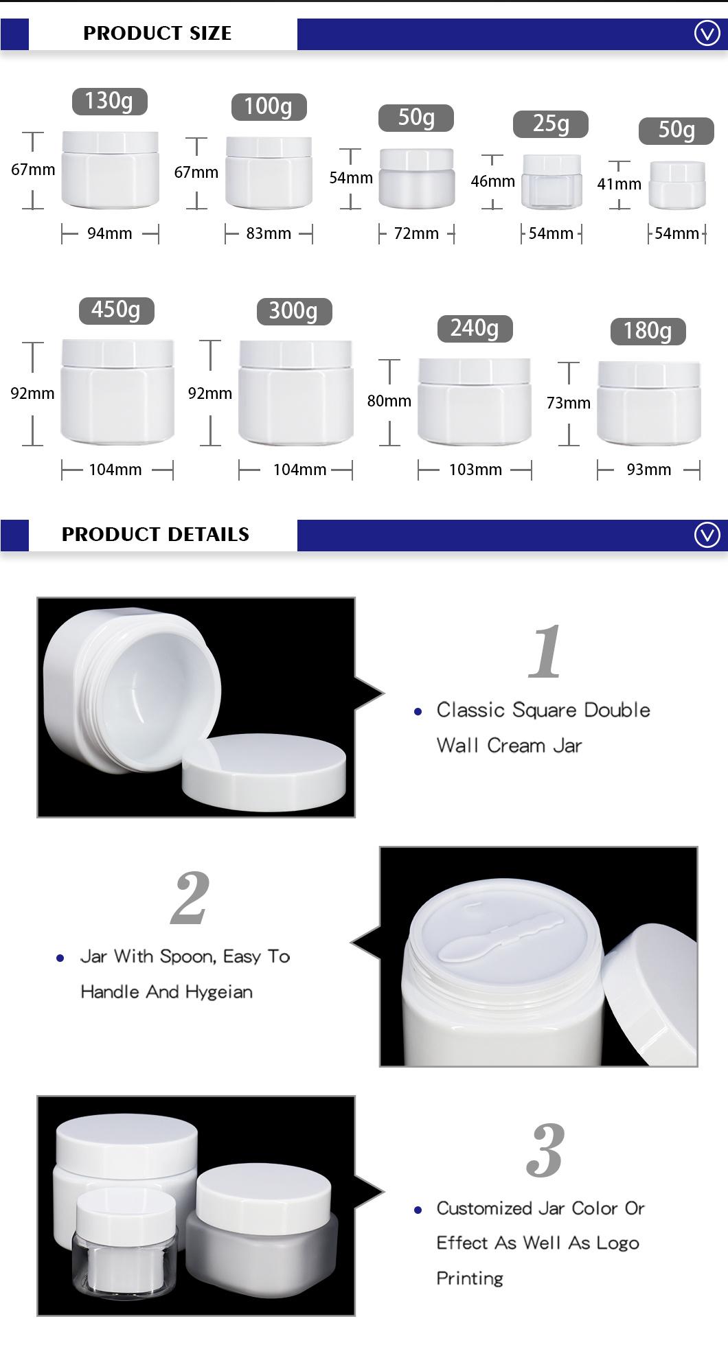 OEM High Standard Customized China Empty Eye Face Cream Jar