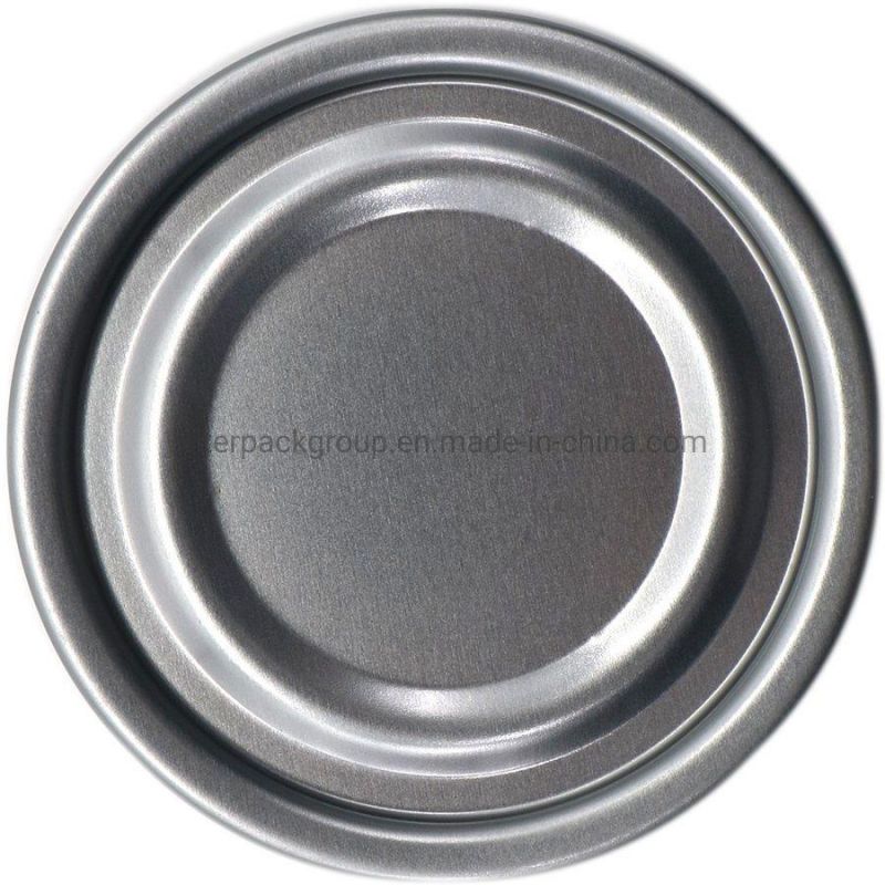 Wholesale Tinplate Lid 300# 72.9mm Normal Bottom Tin Lid for Food Can