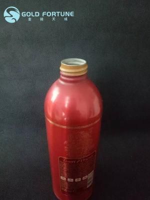 OEM Logo Aluminum Shampoo Bottle with Shampoo Pump