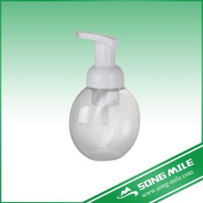 250ml 500ml Round Shape HDPE Hand Lotion Dispenser Plastic Bottle