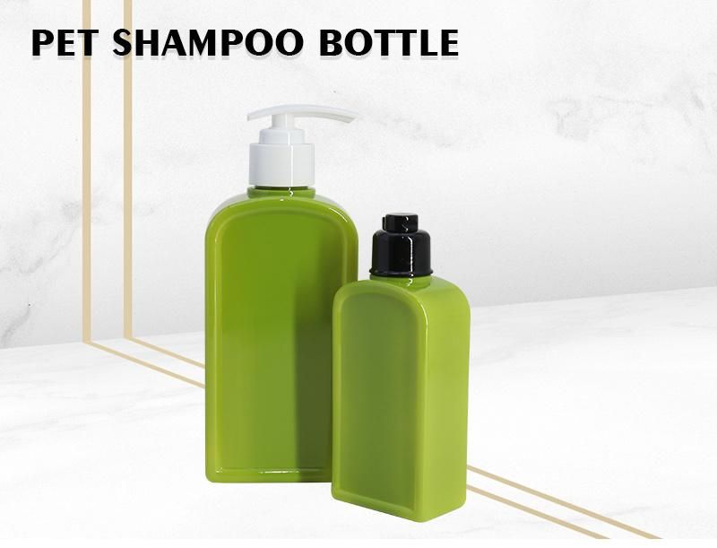 Premium Quality 150ml 300ml Grass Green Empty Hair Plastic Soap Shampoo Plastic Bottle