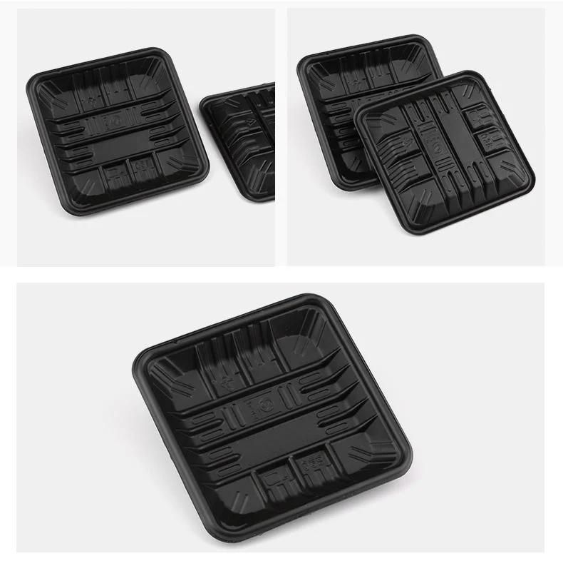 Custom disposable plastic packing tray , clear plastic blister tray