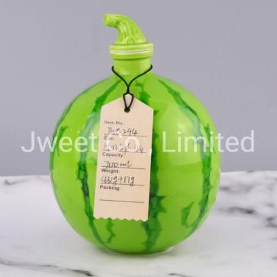 700ml Empty Watermelon Shaped Ceramic Bottle Whisky Vodka Bottles