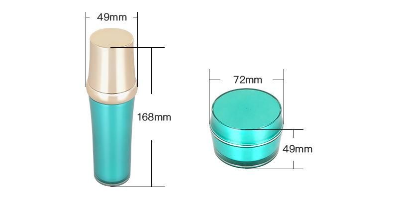 Factory Supply 50g Empty Plastic Cream Jar Cosmetic Container for Cosmetic Packaging