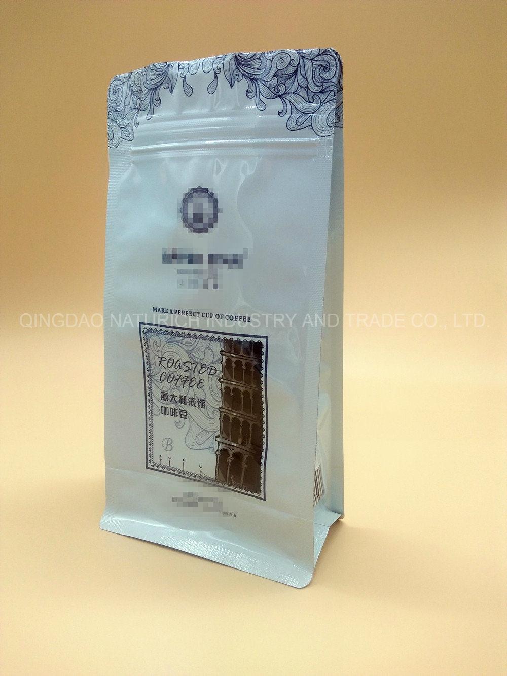 1lb 454G 16oz Quad Seal Coffee Packaging Bag Food Bag