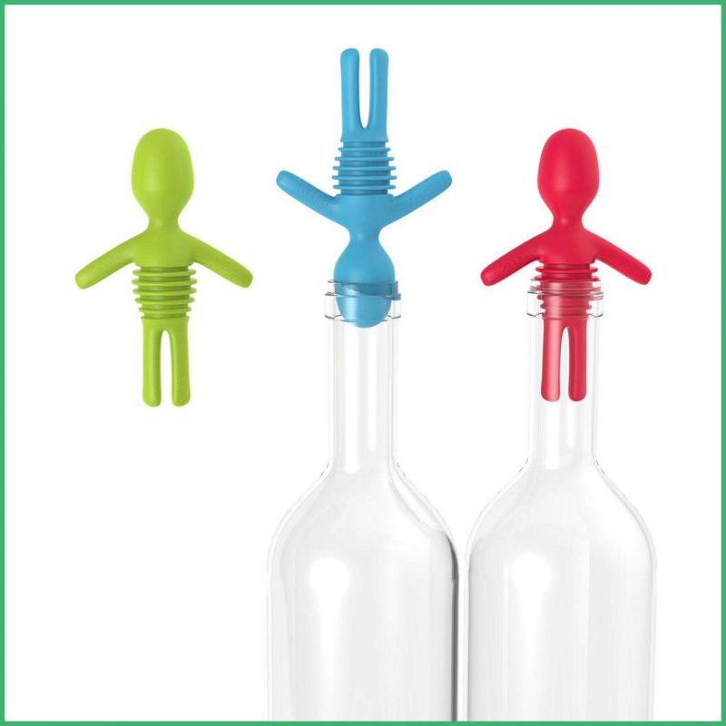 Factory Customized High Quality Silicone Wine Bottle Stopper