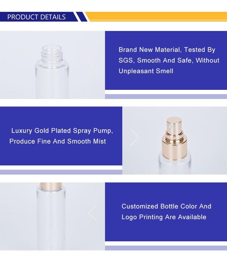 High Quality 50ml 80ml 100ml 150ml Essential Oil Pet Spray Bottles