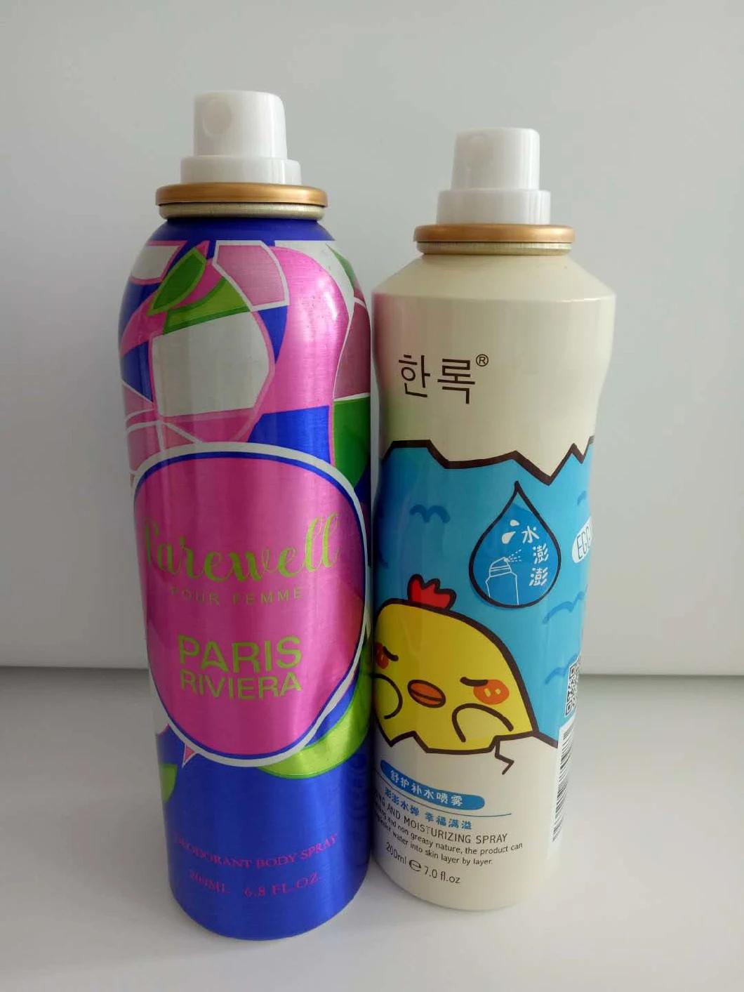 Custom Aluminum Cans for Air Freshener Deodorant Body Spray