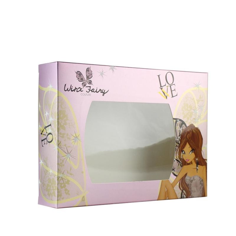 Folding Packing Paper Software Box Woman Perfume Box Homme Cologne Gift Box with Window