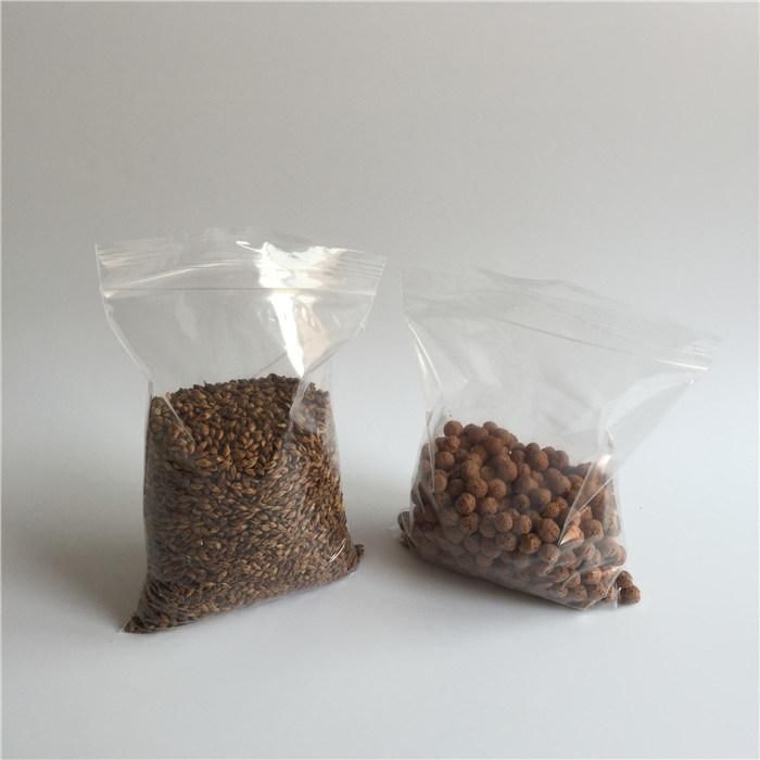 Acceptale OEM/ODM Manufacturer Supply Food Grade Transparent Ziplock Bags