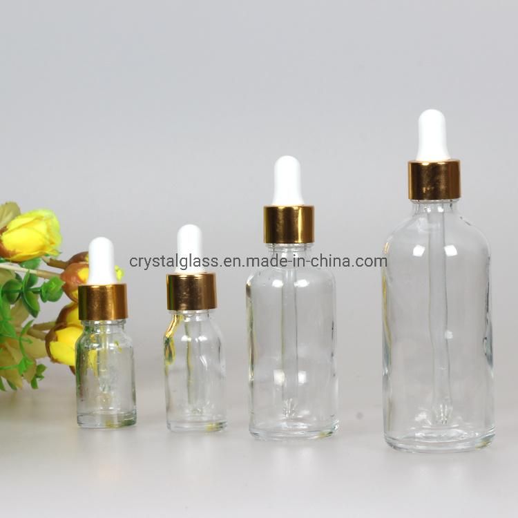 5ml-100ml Amber Glass Essential Oil Bottle with Dropper for Cosmetic