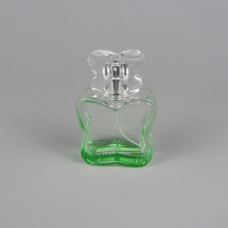 Empty Glass Perfume Spray Bottle 50ml with Printing