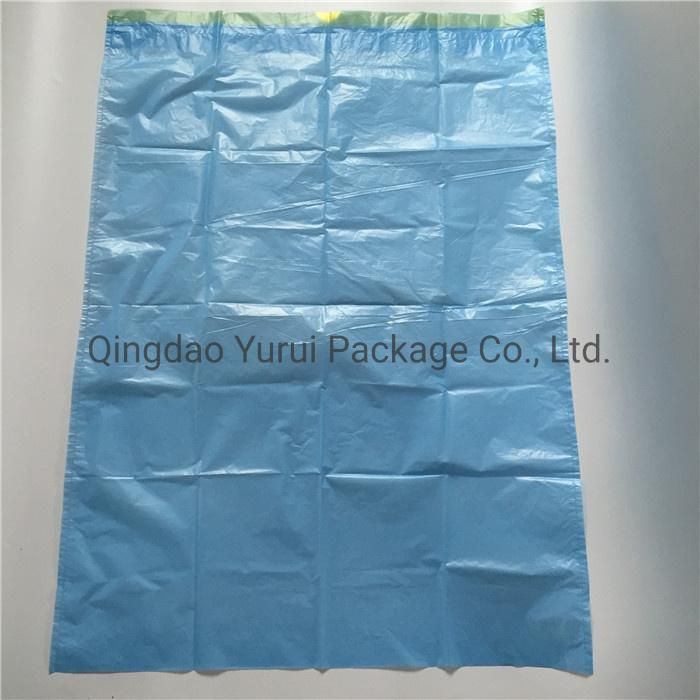 Heavy Duty Refuse Sacks Large Size 80L Black Drawstring Garbage Bag on Roll