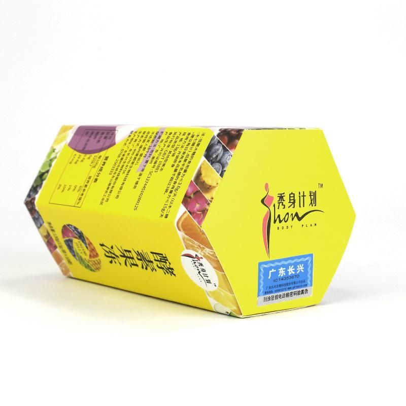Custom New Design Cardboard Paper Hexagon Tube Box