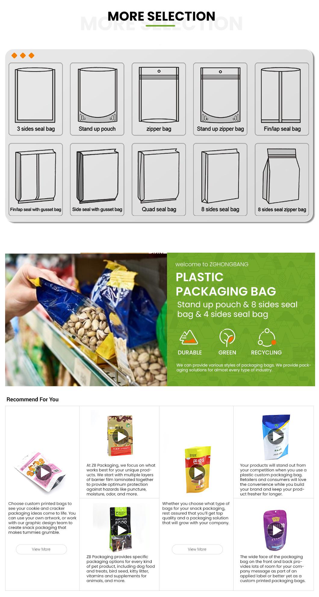 ZB Packaging Pet Food Packaging Bag with Hanger