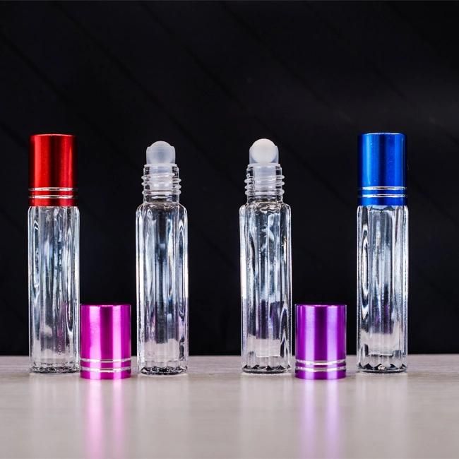 10ml Long Glass Roll on Bottle with Heavy Base for Perfume