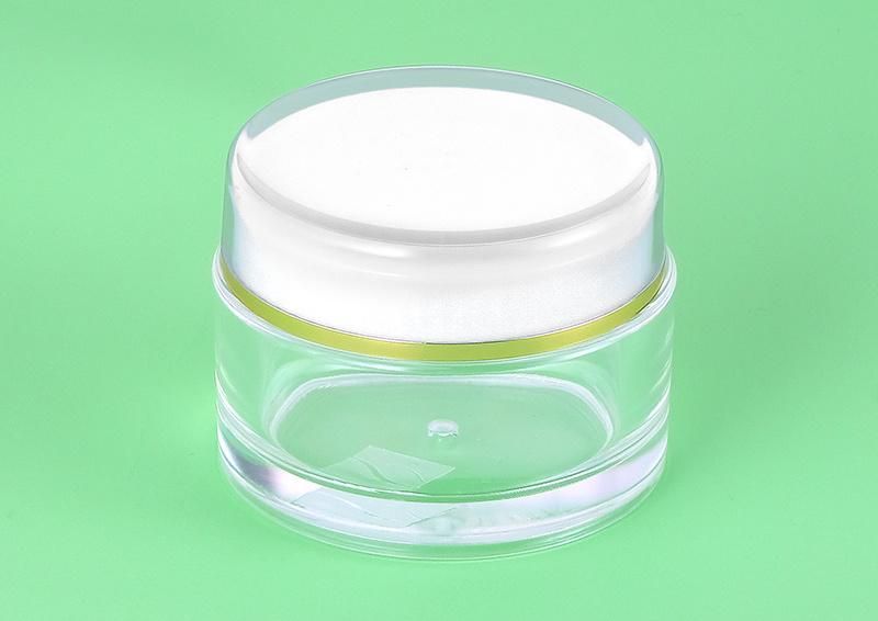 120g Cosmetic Packaging Empty Plastic Clear Transparent Body Cream Jar