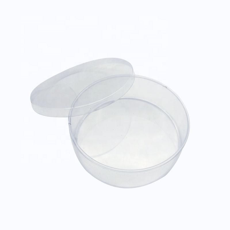 Custom Clear Disposable Plastic Cylinders Packaging with Lid