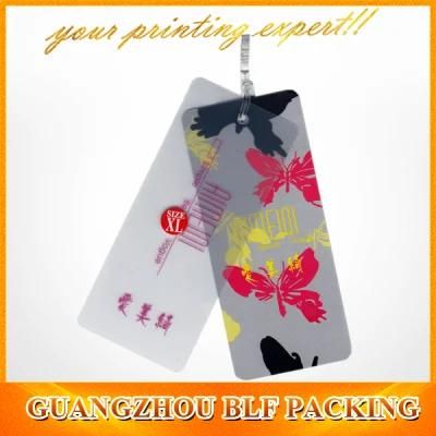 Custom Print Clothing Plastic Price Tags (BLF-T050)