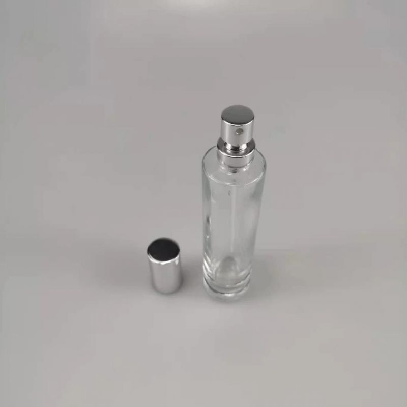 Custom Logo 20ml 60ml 100ml Clear Transparent Glass Perfume Spraying Bottle