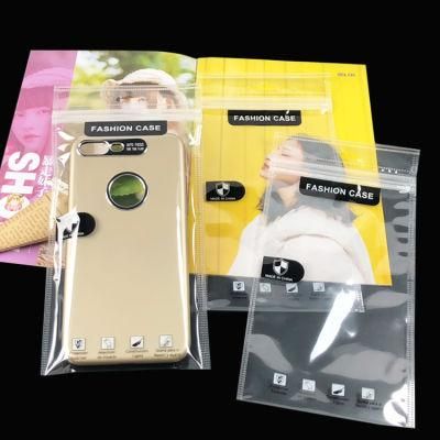 Transparent Phone Case Packaging Plastic Bag Clear Zipper Bags