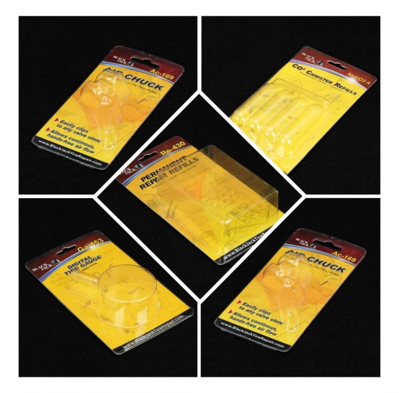 Custom PVC Sliding Blister Card Packaging / Sliding Card Blister Translucent Packaging